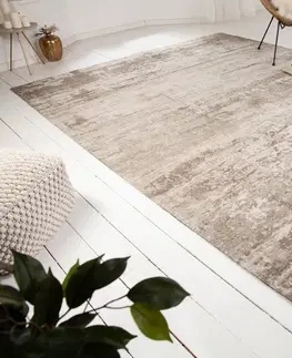 Koberce LuxD Dizajnový koberec Rowan 350 x 240 cm béžovo-sivý