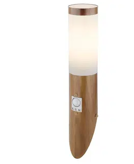 Vonkajšie moderné svietidlá Nástenná lampa Boston 3157SW 15W Wood S K1
