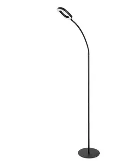 Stolové lampy Rabalux 74004 stojacia LED lampa Rader, 11 W, čierna