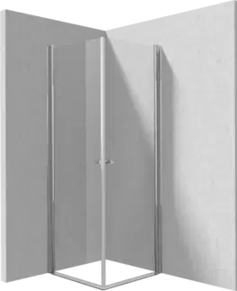 Sprchovacie kúty DEANTE/S - Sprchovací kút dvojité krídlové 90x90 KTSW041P+KTSW041P KERRIA/0405