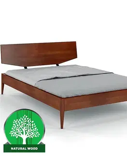 Drevené postele Posteľ drevené Buk Skandica Sund/140x200/orech