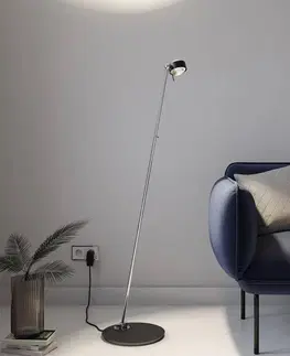 Stojacie lampy Top Light Puk Mini Floor Mini Single LED matná/číra, čierna