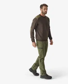 mikiny Pánske nohavice Steppe 100 regular zelené
