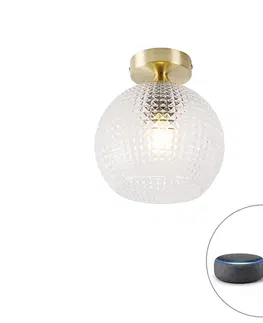 Stropne svietidla Stropné svietidlo Smart Art Deco mosadz vrátane Wifi A60 - Sphere