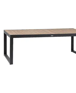 Stolčeky Hliníkový jedálenský stôl EMPERIA 220/340x110 cm
