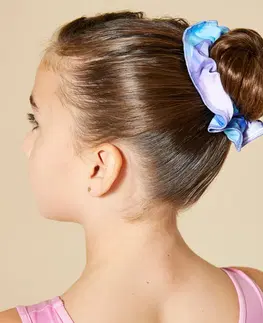 gymnasti Dievčenská gumička do vlasov na gymnastiku modrá