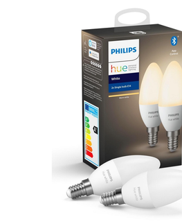 Žiarovky Philips SADA 2x LED Stmievateľná žiarovka Philips Hue WHITE E14/5,5W/230V 2700K 
