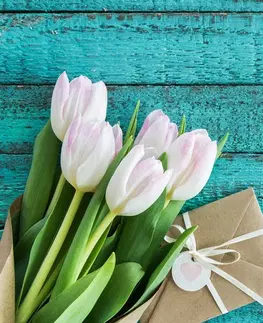 Tapety kvety Fototapeta kytica tulipánov s odkazom