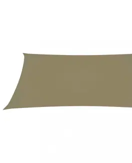 Stínící textilie Tieniaca plachta obdĺžniková 6 x 7 m oxfordská látka Dekorhome Hnedá