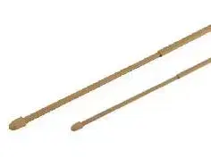 Vešiaky Tyč vitrážková 40 cm guľatá biela