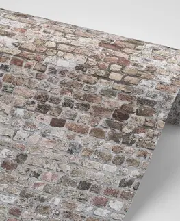 Tapety s imitáciou tehly, kameňa a betónu Fototapeta kúzlo opotrebovanej tehly