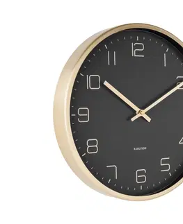 Hodiny Dizajnové nástenné hodiny 5720BK Karlsson 30cm