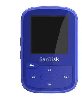 CD prehrávače SanDisk MP3 Clip Sport Plus 32 GB, blue - OPENBOX (Rozbalený tovar s plnou zárukou)
