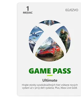 Hry na PC Microsoft Xbox Game Pass Ultimate členstvo 1 mesiac