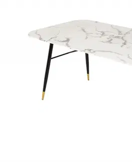 Jedálenské stoly Jedálenský stôl PALLAS 140 cm Dekorhome Biela