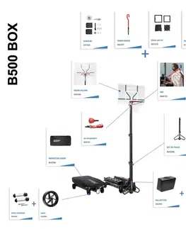 basketbal Bezpečnostné skrutky na basketbalový kôš B500 Box
