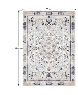 Koberce a koberčeky KONDELA Femi koberec 80x150 cm kombinácia farieb