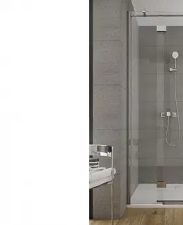 Sprchovacie kúty CERSANIT - Sprchové dvere s pántami CREA 90x200, ľavé, číre sklo S159-005