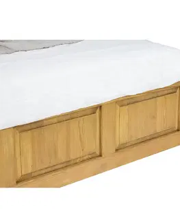 Manželské postele Rustik posteľ 90 cm LK702, jasný vosk