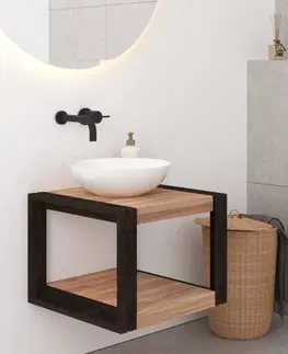 Kúpeľňové skrinky Kúpeľňová skrinka pod umývadlo Dekorhome 60 cm