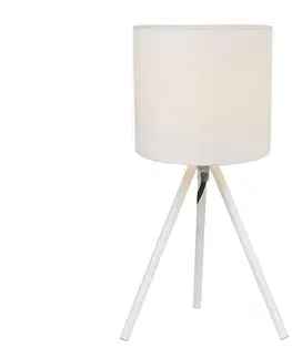 Lampy    KL108012 - Stolná lampa THEO 1xE14/9W/230V biela 