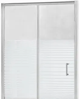 Sprchovacie kúty MEXEN - Apia posuvné sprchové dvere 100 cm dekor, chróm 845-100-000-01-20