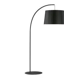 Lampy  Stojacia lampa HANG 1xE27/25W/230V čierna 