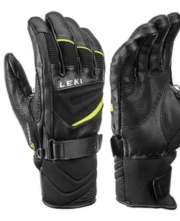 Zimné rukavice Rukavice Leki Griffin S black-yellow 649809303 7