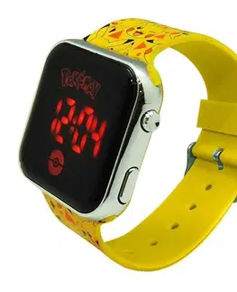 Inteligentné hodinky Detské LED hodinky Pokémon Pikachu, žlté