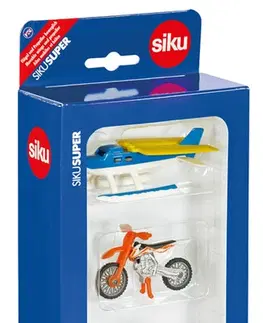 Hračky - autíčka SIKU - Super - set vozidlá a príslušenstvo pre voľný čas