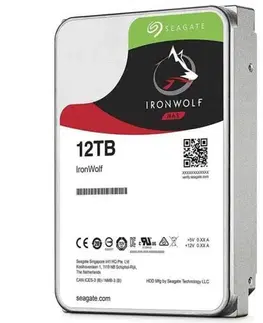 Pevné disky Seagate IronWolf 7200rpm 3,5" 12TB ST12000VN0008