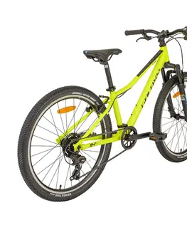 Bicykle Juniorský horský bicykel Galaxy Pavo 24" - model 2024 strieborná - 12" (138-148 cm)