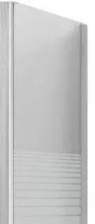Sprchovacie kúty MEXEN - APIA stena 100x190 cm 5mm chróm pásy 840-100-000-01-20