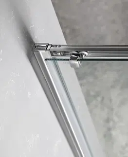 Sprchové dvere GELCO - SIGMA SIMPLY obdĺžniková sprchová zástena 1000x750mm L/P varianta, Brick sklo GS4210GS4375