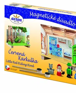 Kreatívne a výtvarné hračky DETOA -  Magnetické divadlo Červená Čiapočka