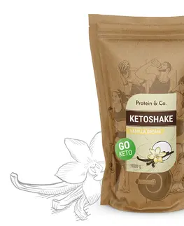 Ketodiéta Protein & Co. Ketoshake – proteínový diétny koktail Váha: 1 000 g, Zvoľ príchuť: Vanilla dream
