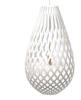 Závesné svietidlá david trubridge david trubridge Koura závesná lampa 75 cm biela