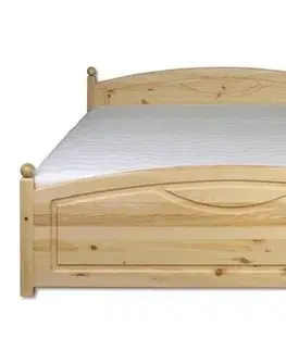 Jednolôžkové postele Manželská posteľ - masív LK103 | 120cm borovica Morenie: Borovica