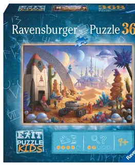 Hračky puzzle RAVENSBURGER - Exit KIDS Puzzle: Vesmír 368 dielikov