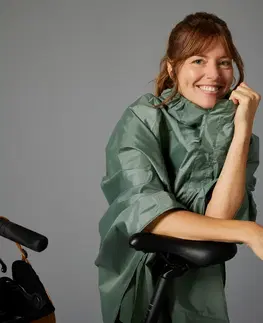 bundy a vesty Cyklistické pončo 100 zelené