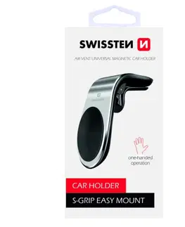 Držiaky na mobil Swissten magnetický držiak do ventilácie auta S-Grip easy mount, strieborná 65010701