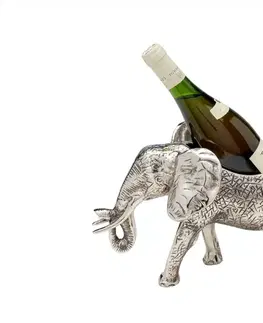 Dekoračné vankúše Elephant chladič na víno strieborný