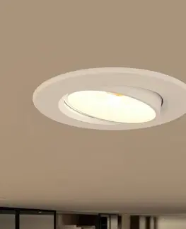 Zapustené svietidlá PRIOS Prios Shima zapustené LED svietidlo biele 3000K 7W