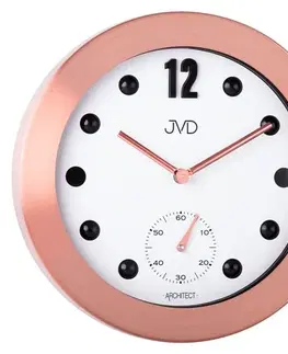Hodiny Designové kovové hodiny JVD -Architect- HC07.3, 30cm
