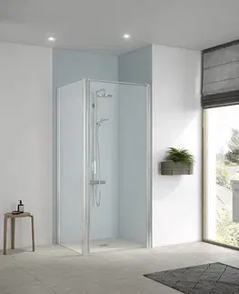 Sprchovacie kúty Kermi kyvné dvere Cada XS 1KR 0900x2000 875-900 STR.LESK číre+Clean CK1KR09020VPK