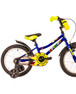 Bicykle Detský bicykel DHS Speedy 1601 16" - model 2022 blue - 8" (105-125 cm)