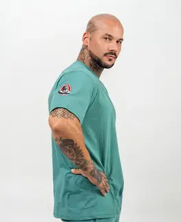 Pánske tričká Tričko s krátkym rukávom Nebbia Dedication 709 Green - XL