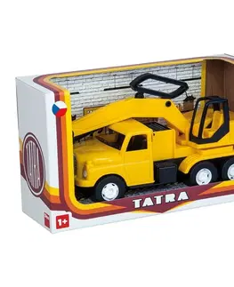 Hračky - dopravné stroje a traktory DINOTOYS - Tatra 148 Bager 30 cm