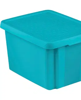 Úložné boxy Curver Úložný box ESSENTIALS s vekom 26 l, modrá