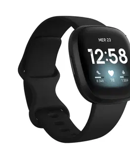 bežky Športové smart hodinky (+ GPS) Fitbit Versa 3 čierne